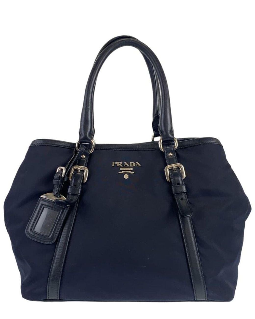 Prada Blue Tessuto Nylon Tote (Authentic Pre-Loved)