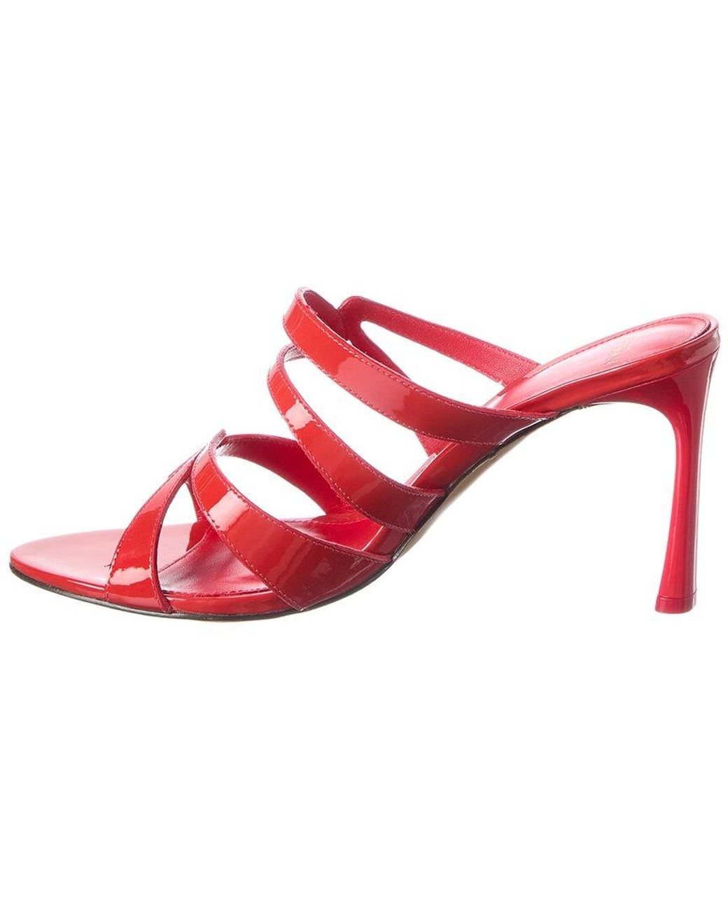 Alexandre Birman Pink Iris 85 Leather Sandal