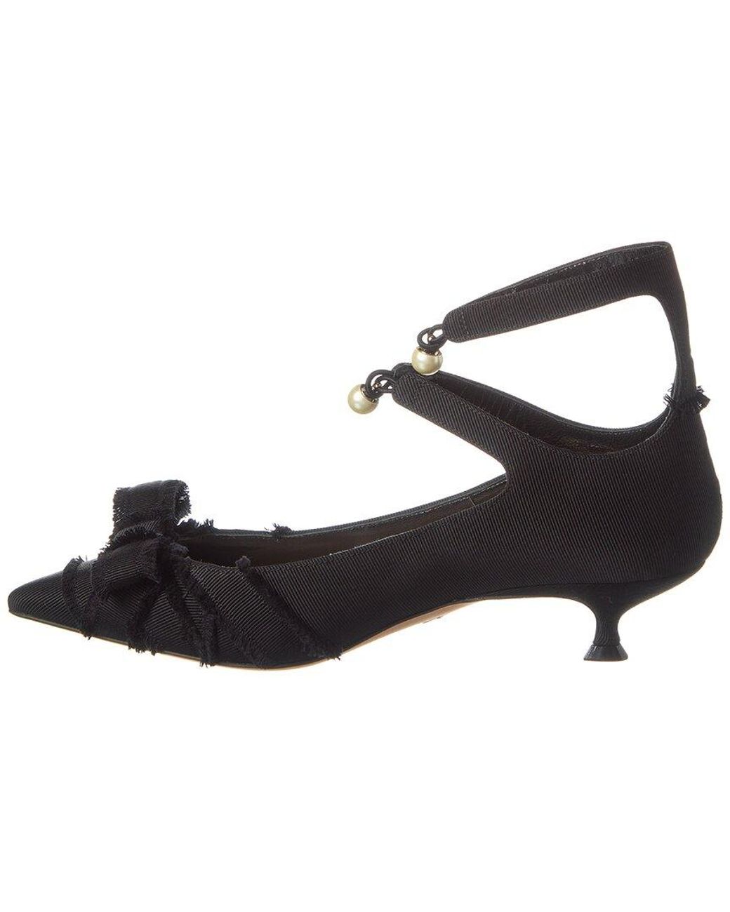 Dior Black Aable Grosgrain Pump