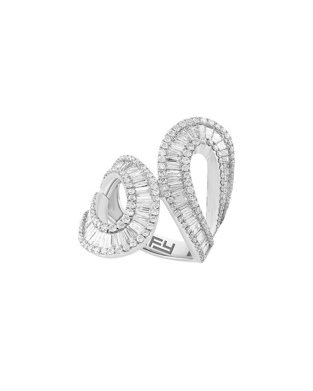 Effy Fine Jewelry White 14K 3.09 Ct. Tw. Diamond Ring