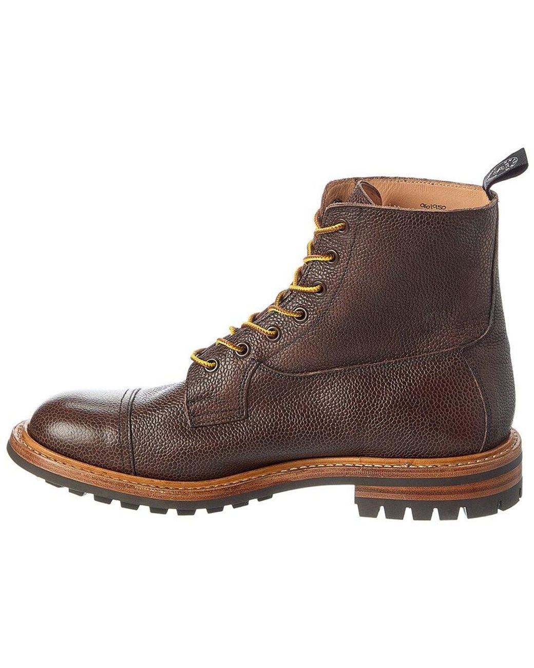 Todd Snyder Brown Tricker's Allan Toe Cap Super Leather Boot for men