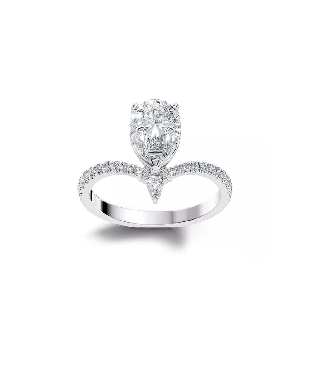 Lab Grown Diamonds White 14K 1.85 Ct. Tw. Lab-Grown Diamond Ring