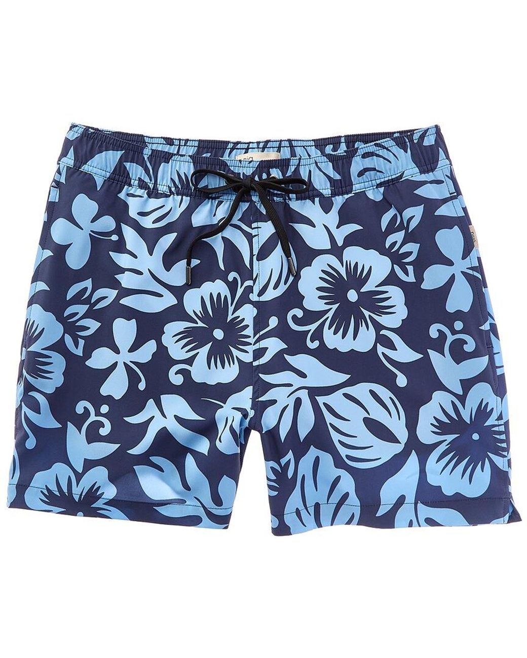 Onia Blue Stretch Volley Swim Short for men