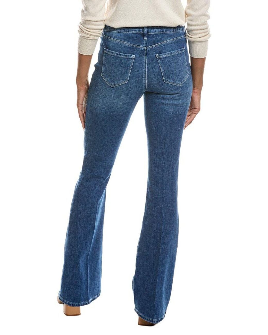 L'Agence Blue Bell High-Rise Flare Jean