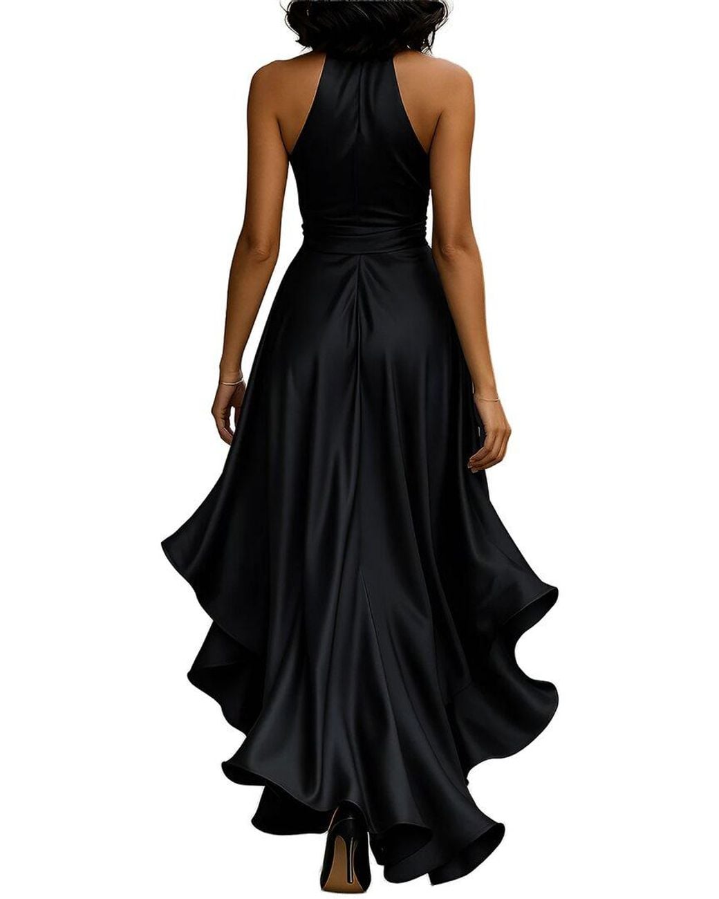 Dilireba Black Maxi Dress