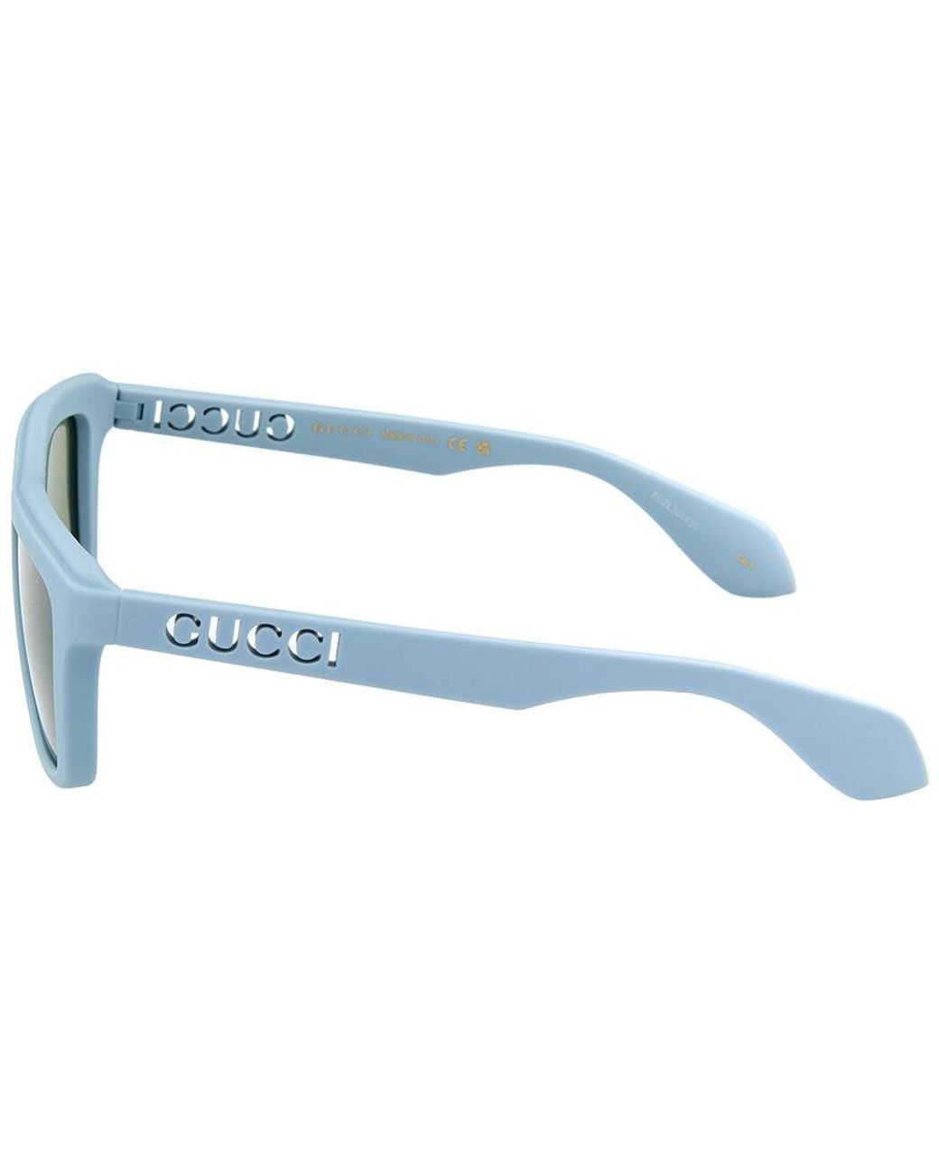 Gucci Blue Gg1571S 55Mm Sunglasses for men