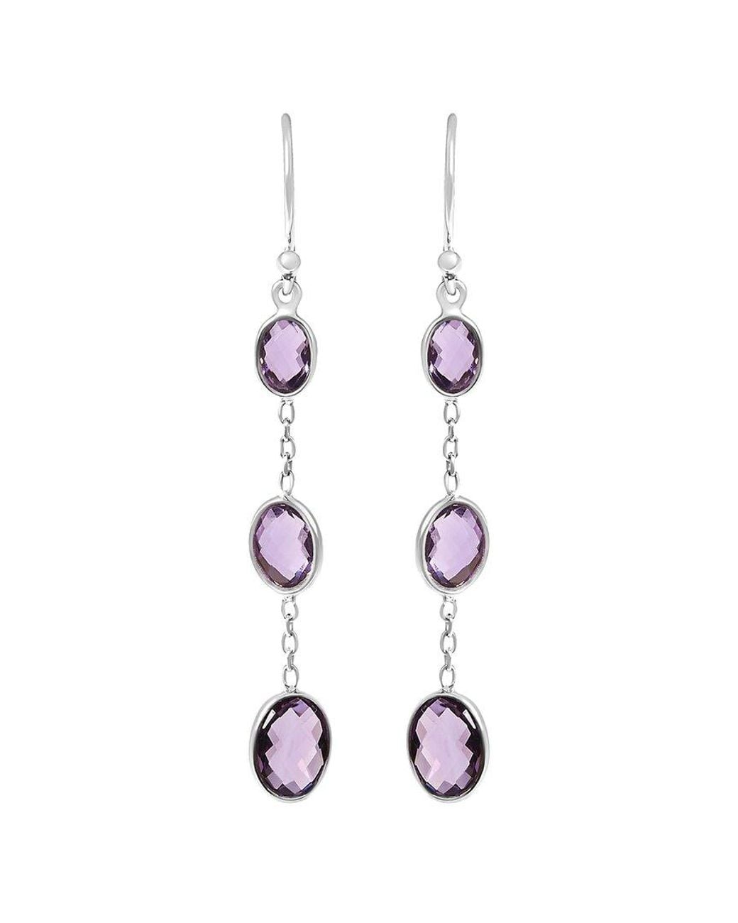 Haus of Brilliance White Dangle Earring