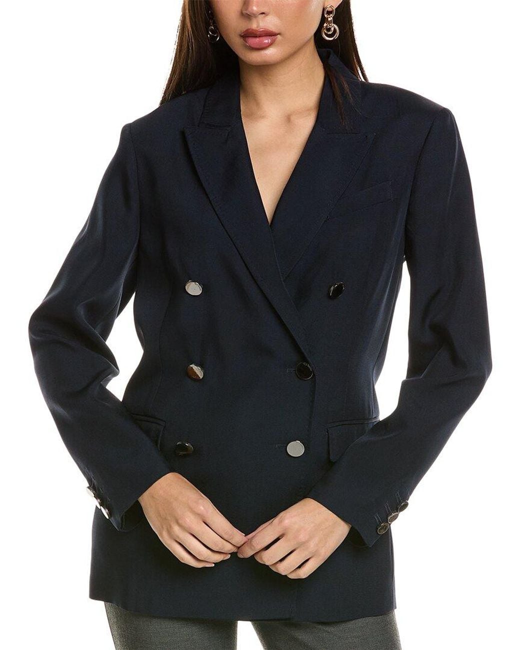 Ted Baker Black Relaxed Oversized Blazer