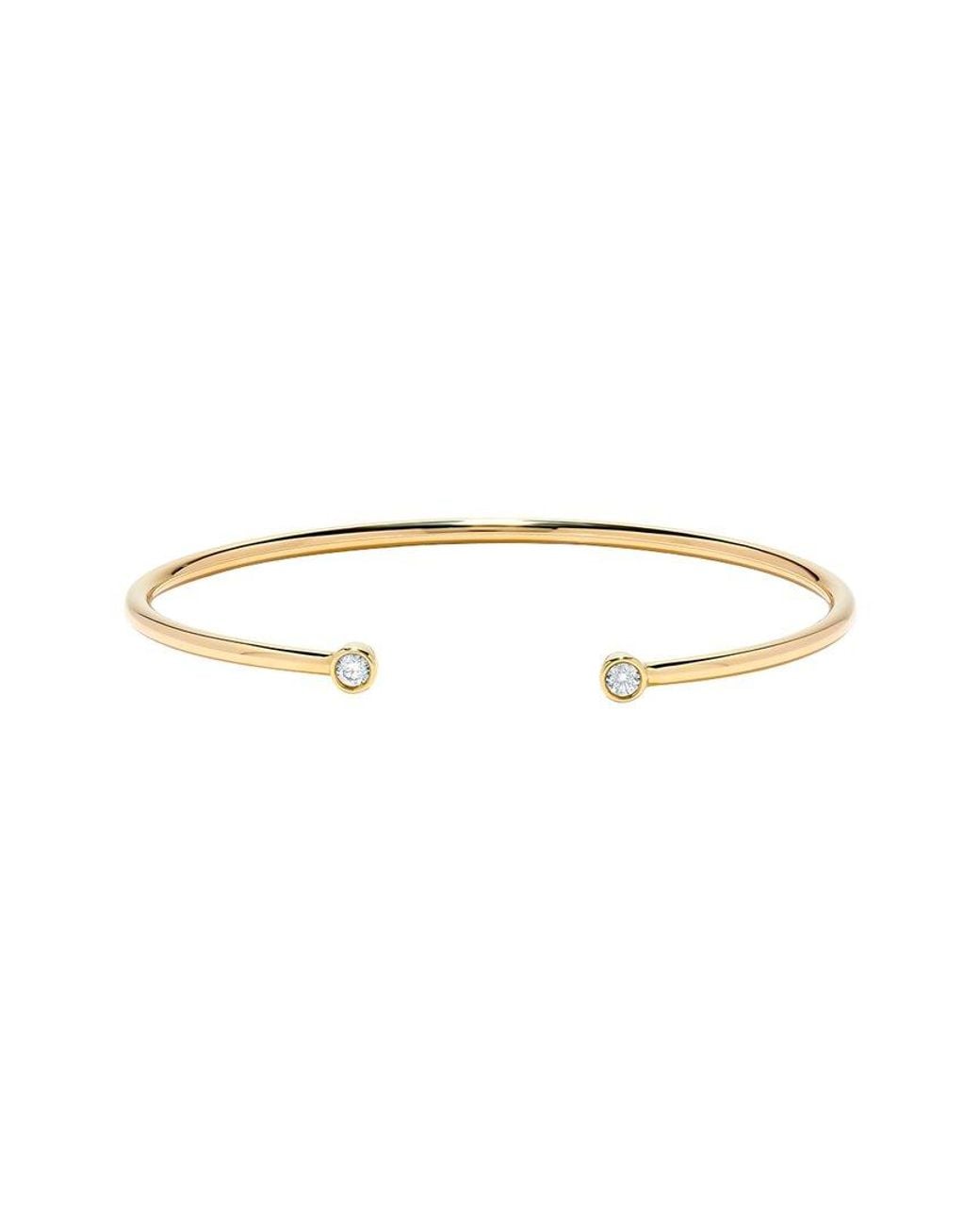 H.J. Namdar White 14K 0.20 Ct. Tw. Diamond Stackable Bracelet