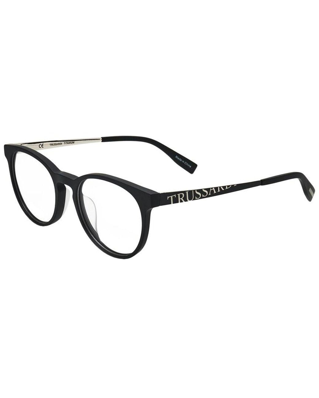 Trussardi Brown Vtr289F 52Mm Optical Frames for men