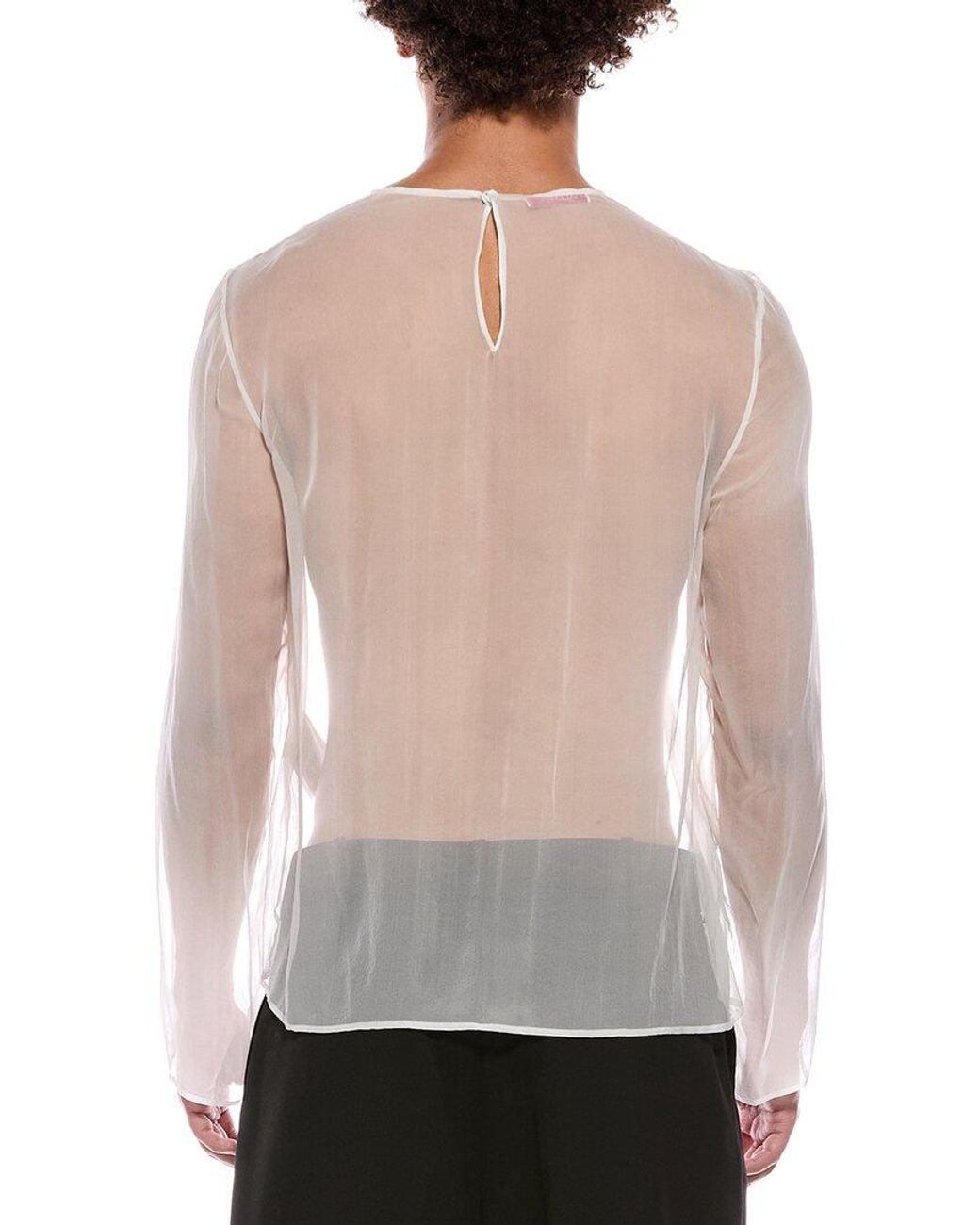 Valentino Natural Silk Shirt for men