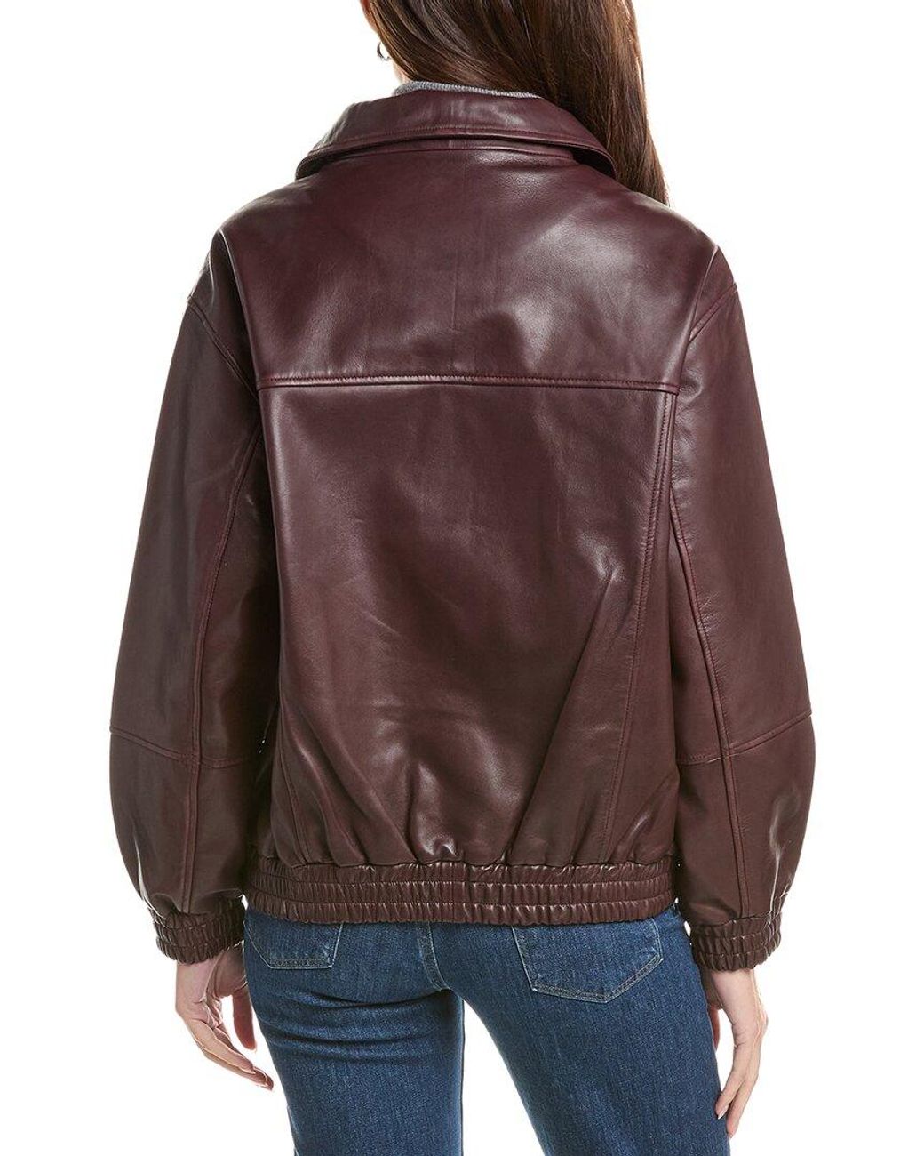 Walter Baker Brown Kerry Leather Jacket