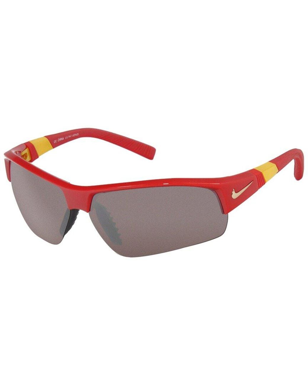 Nike Red Ev0715 69mm Sunglasses for men