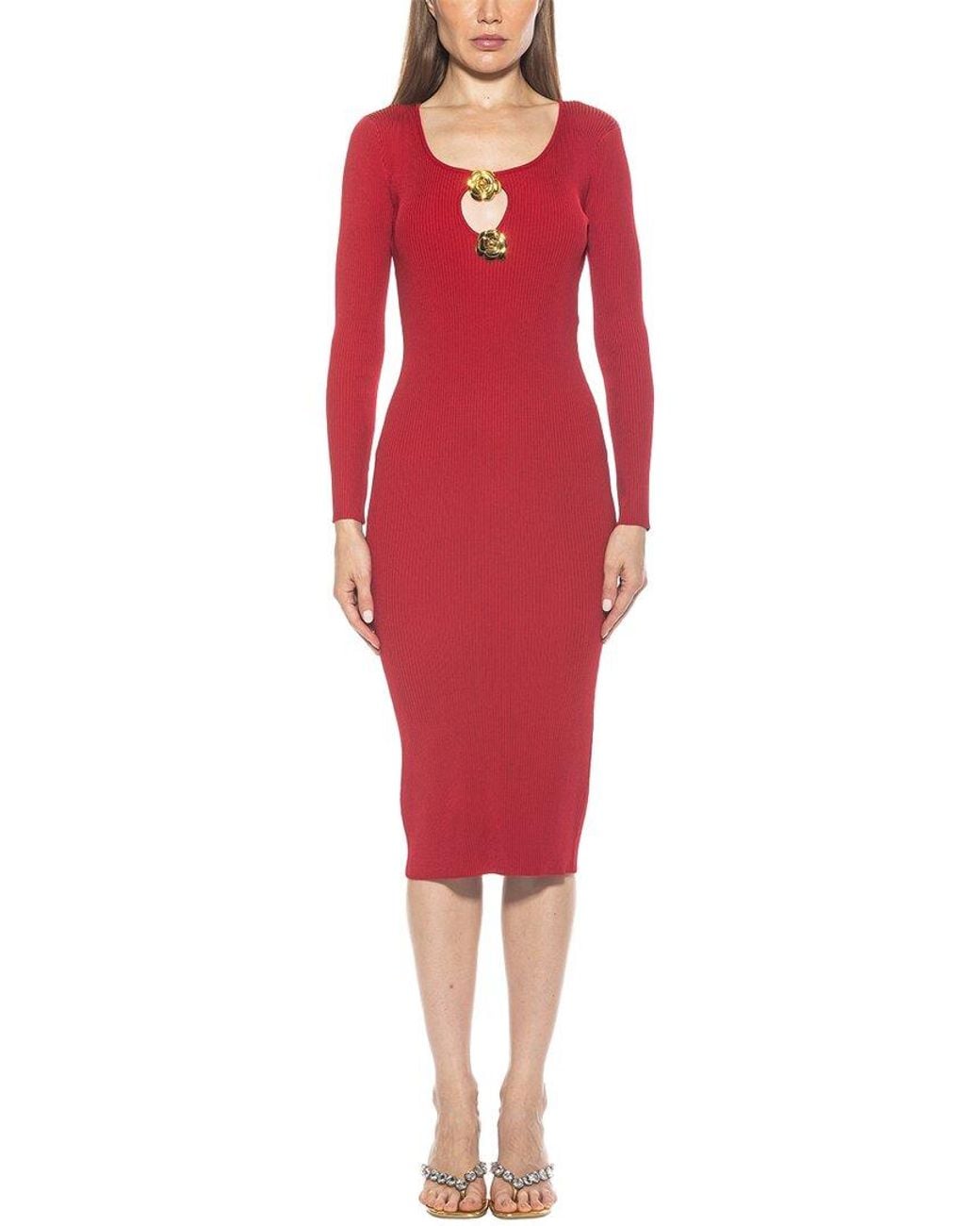 Alexia Admor Red Tia Sheath Dress
