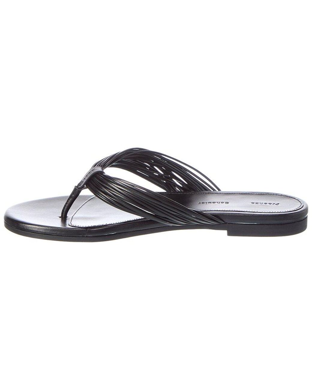 Proenza Schouler White Cable Leather Sandal