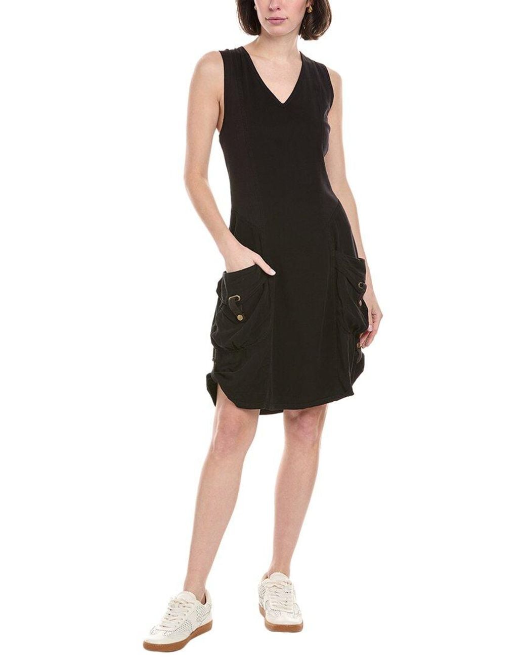 XCVI Black Wearables By Twill Penta Dress