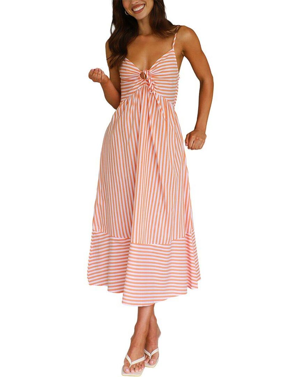 DELI S Pink Delli.S Sleeveless Midi Dress