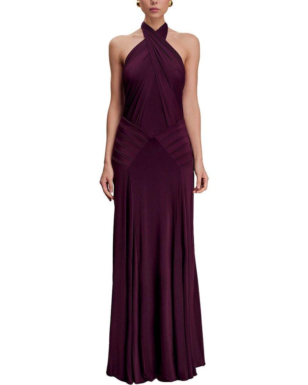 Dilireba Purple Maxi Dress