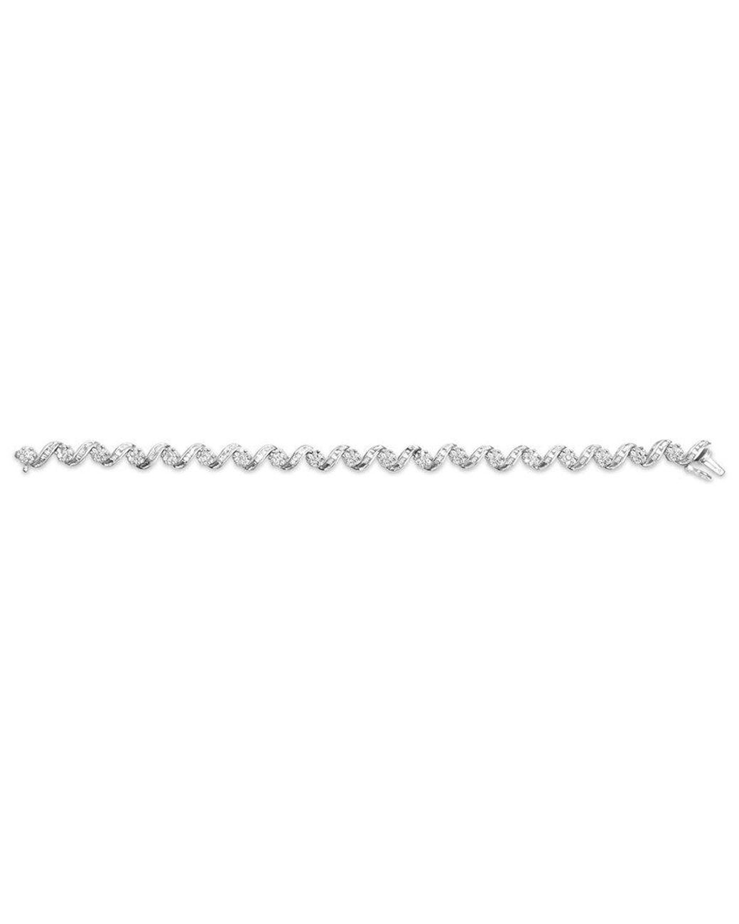 Haus of Brilliance White 14K 2.31 Ct. Tw. Diamond Link Bracelet