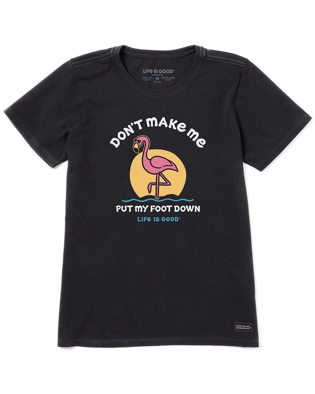 Life Is Good. Black Crusher T-Shirt