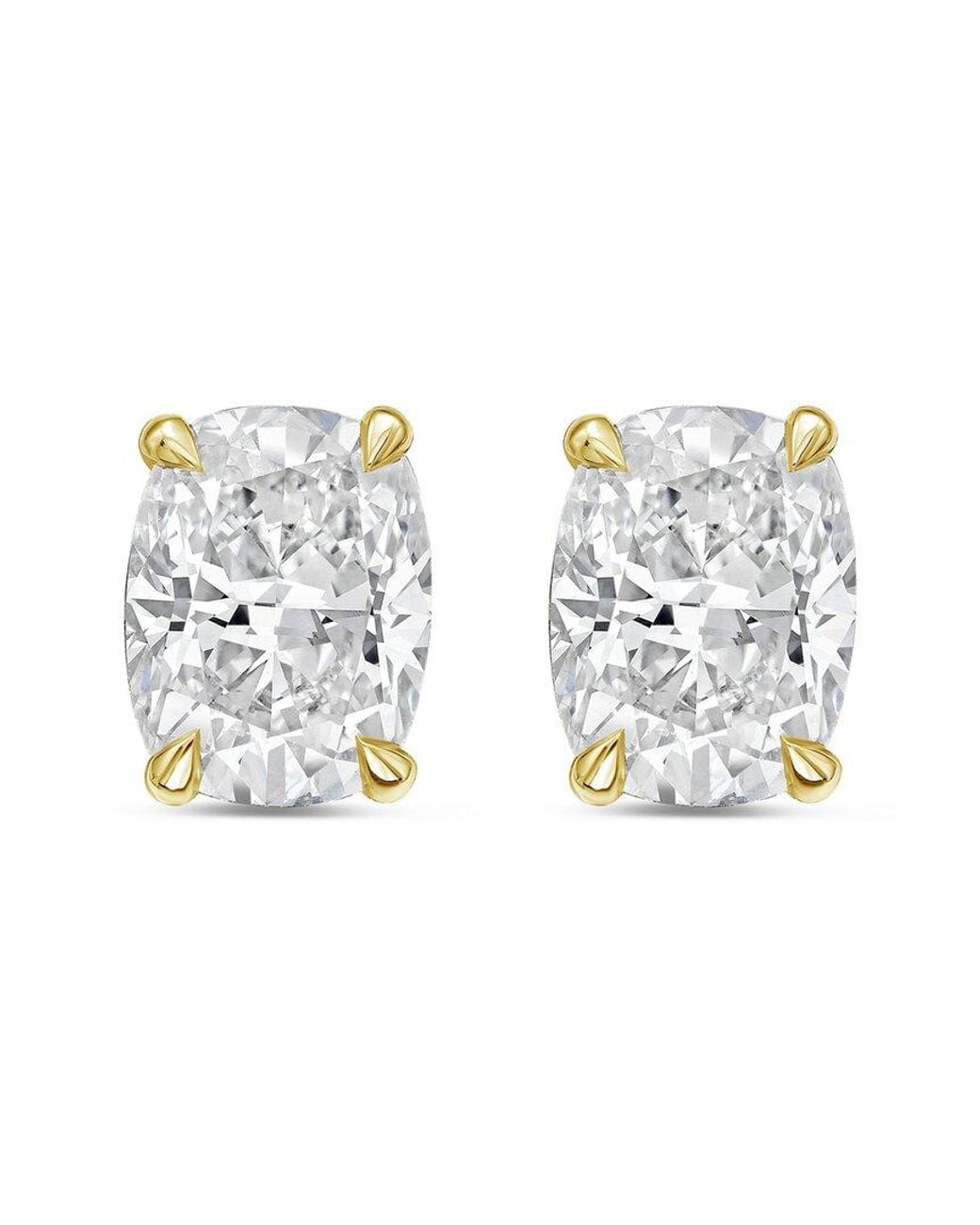 Diana M White Diana M. 14K 10.00 Ct. Tw. Lab-Grown Diamond Stud Earrings