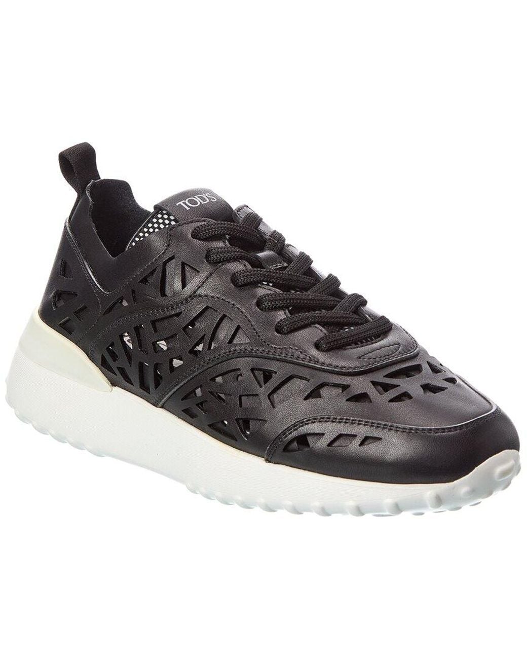 Tod's Black Leather Sneaker