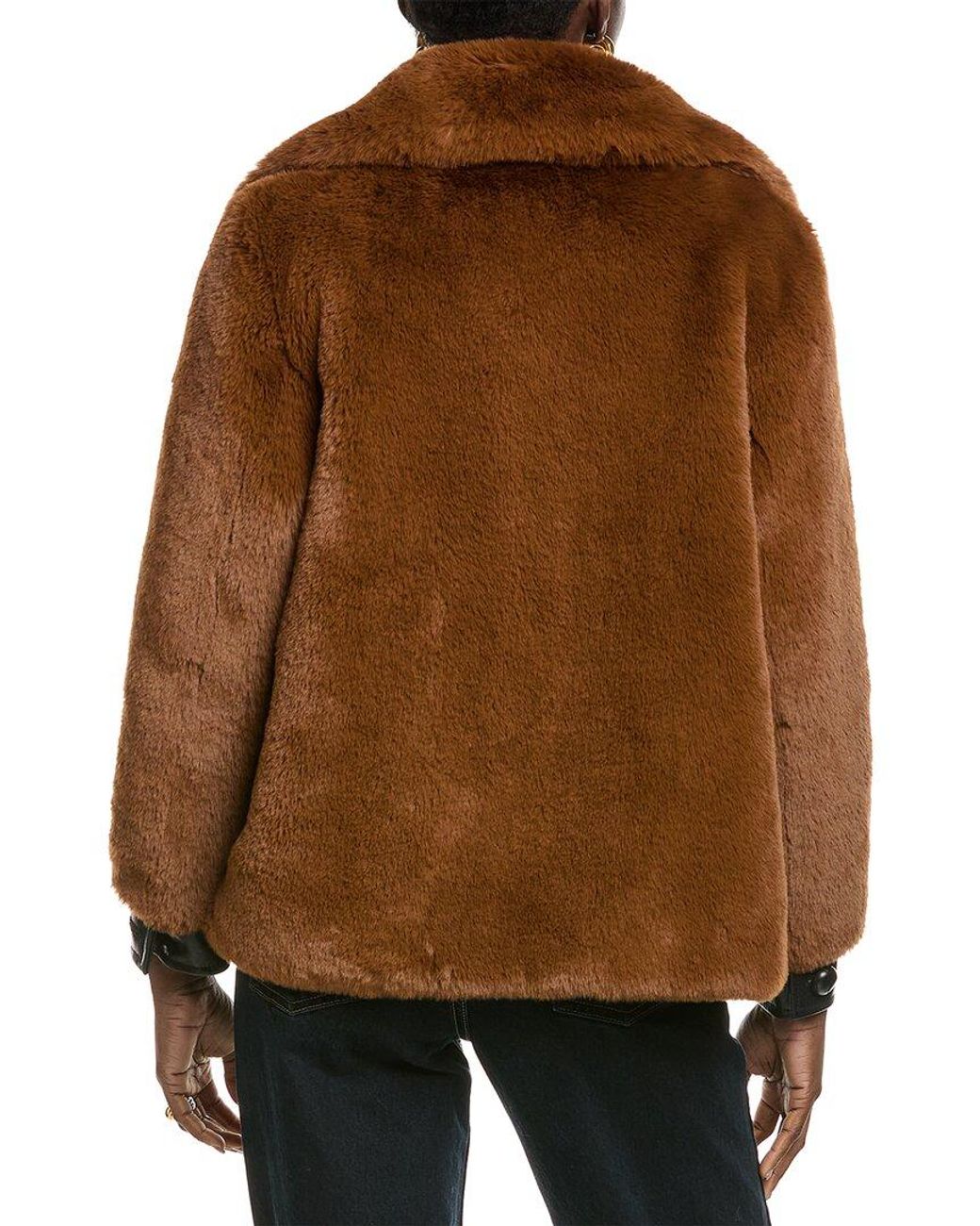 The Kooples Brown Plush Jacket