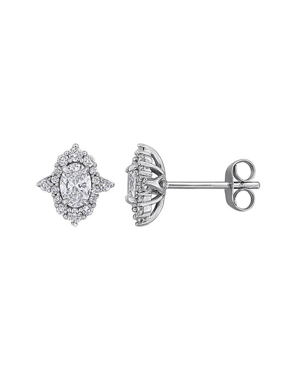 Lab Grown Diamonds Metallic Created Forever 14K 0.76 Ct. Tw. Lab-Grown Diamond Stud Earrings