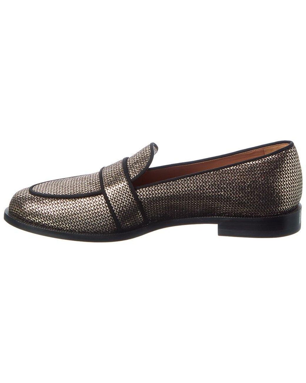 Aquazzura Brown Martin Loafer