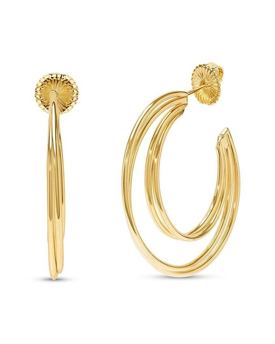 Bruno Magli Metallic Plated Earrings