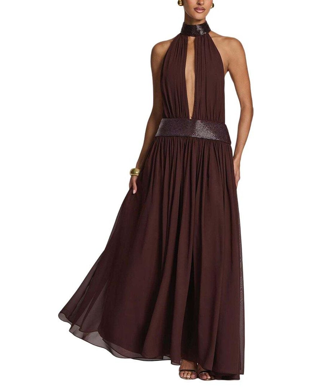 LOEY Purple Maxi Dress