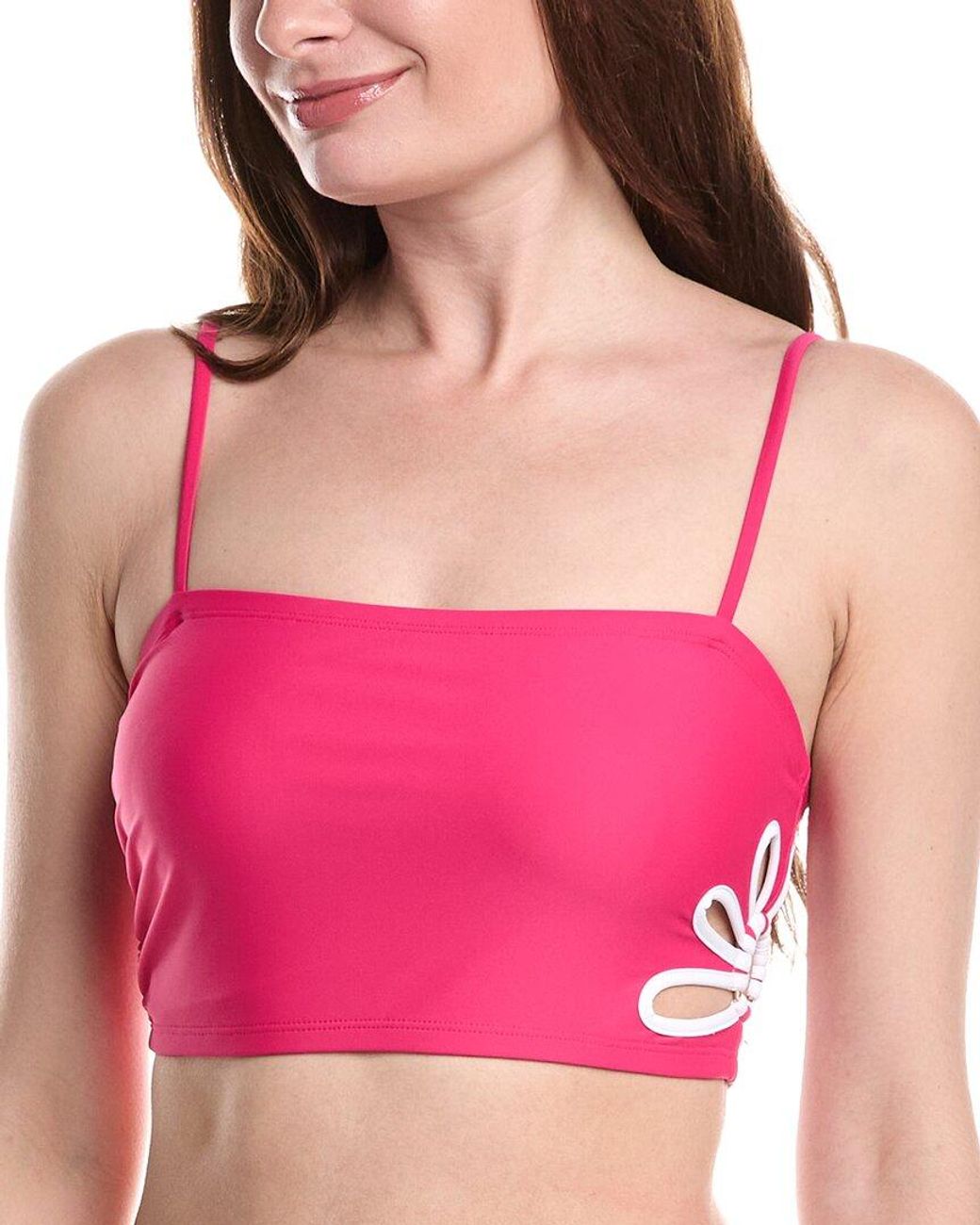 Ramy Brook Pink Franny Bikini Top