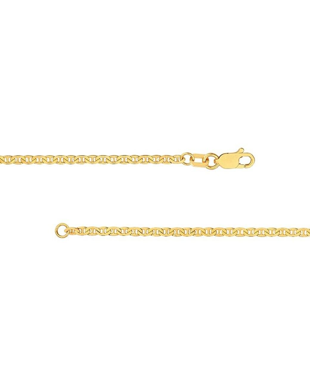HAWLEY ST Metallic 14K Mariner Bracelet