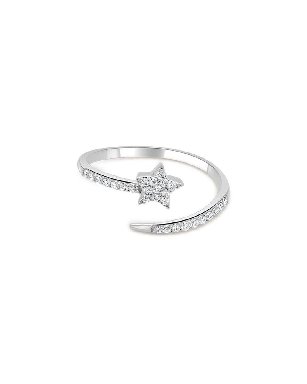 Sabrina Designs White 14K 0.19 Ct. Tw. Diamond Wrap Star Ring