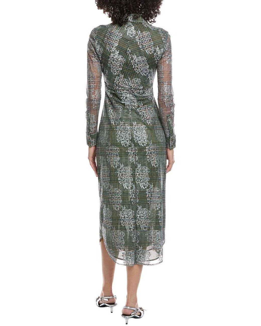 Ramy Brook Green Wyatt Midi Dress