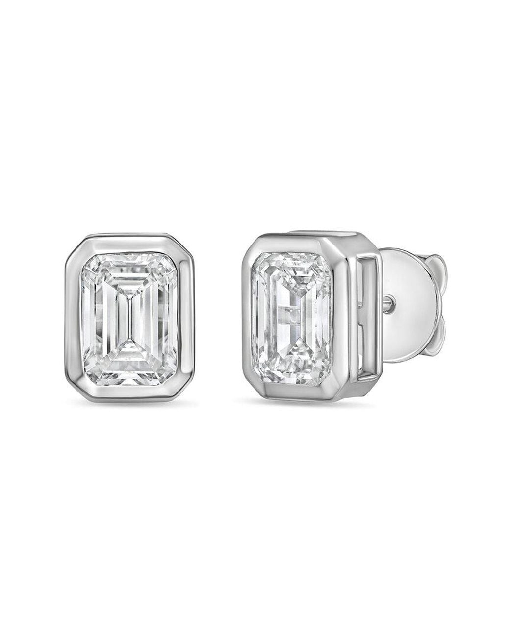 Diana M Metallic Diana M. 14K 2.00 Ct. Tw. Lab-Grown Diamond Stud Earrings
