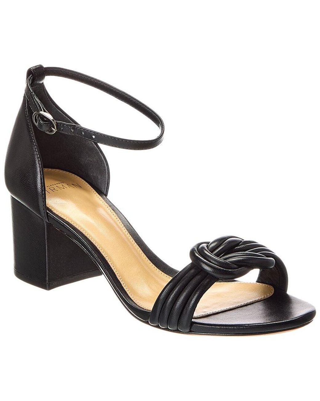 Alexandre Birman Metallic Vicky 60 Leather Sandal