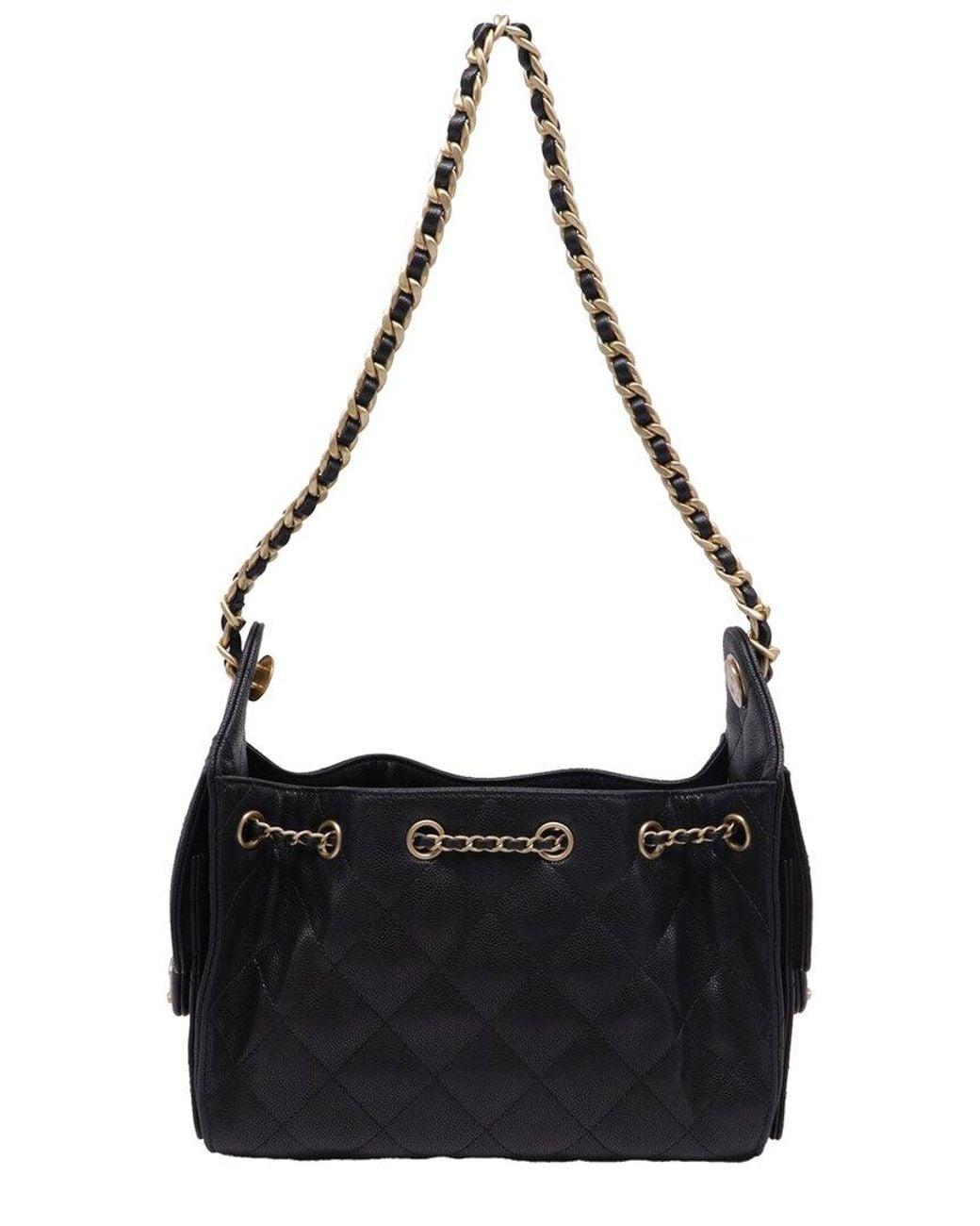 Chanel Black Mini 25 Caviar Quilted Handbag (Authentic Pre-Loved)