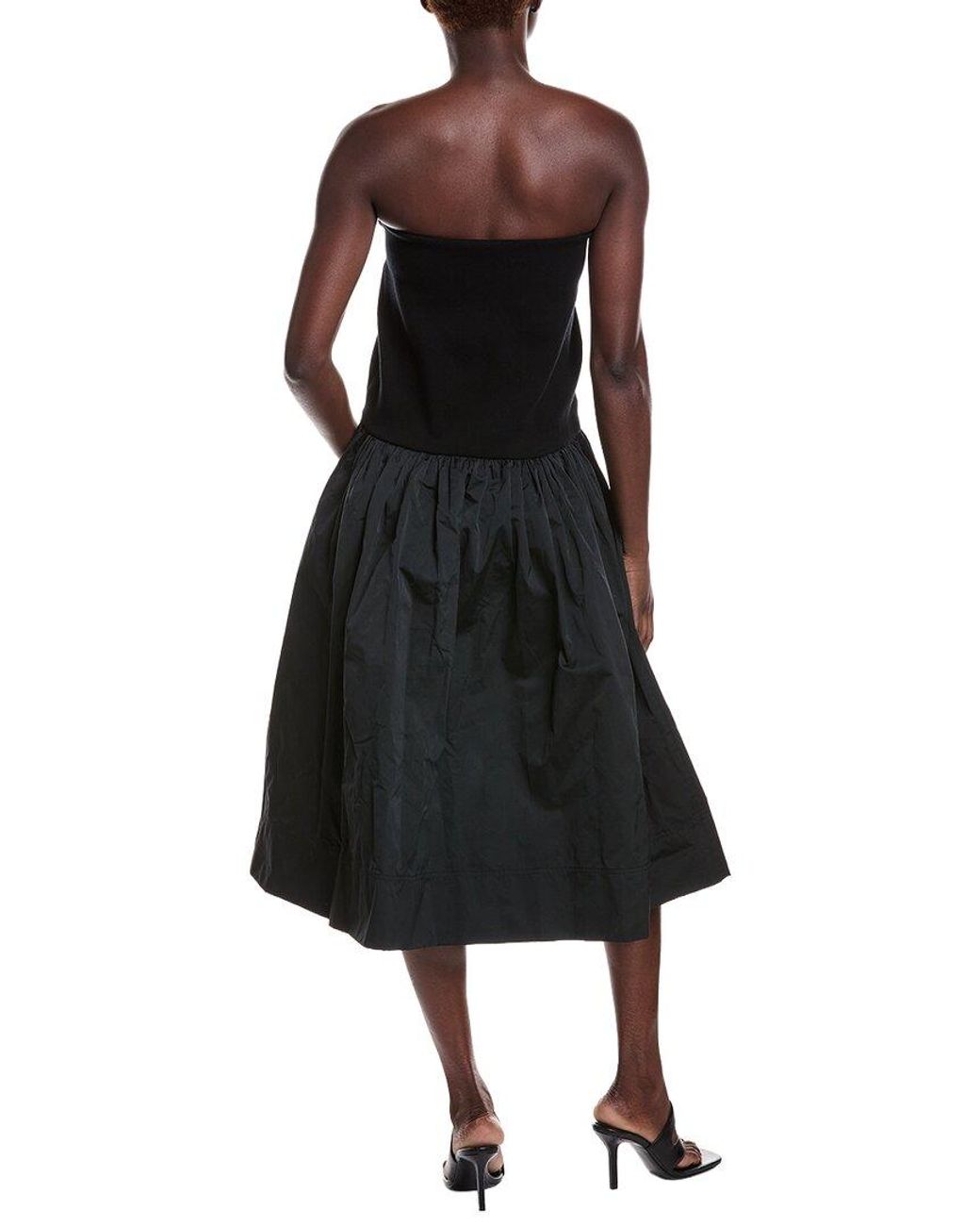 A.L.C. Black Cami Midi Dress