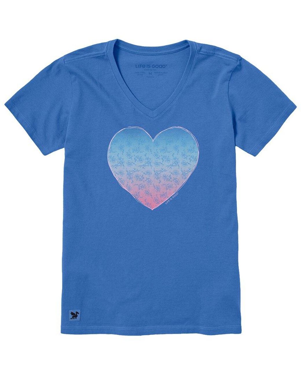 Life Is Good. Blue Crusher Lite T-Shirt