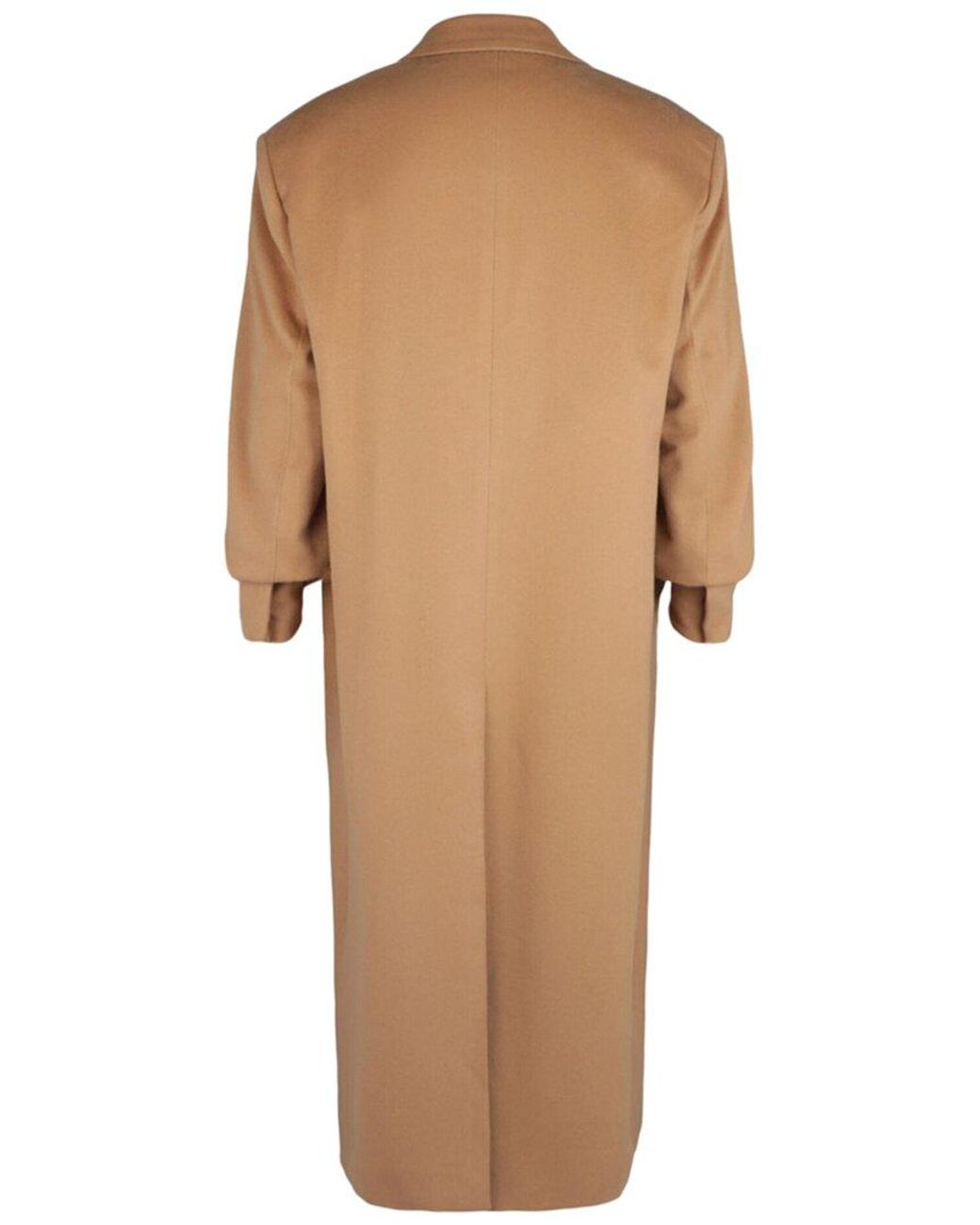 Givenchy Natural Wool & Cashmere-Blend Long Coat for men
