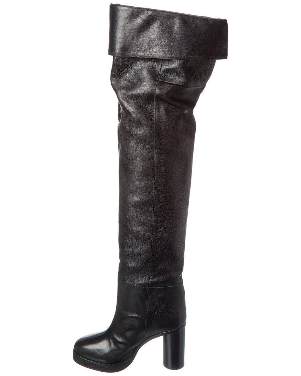 Isabel Marant Black Tods Leather Bootie