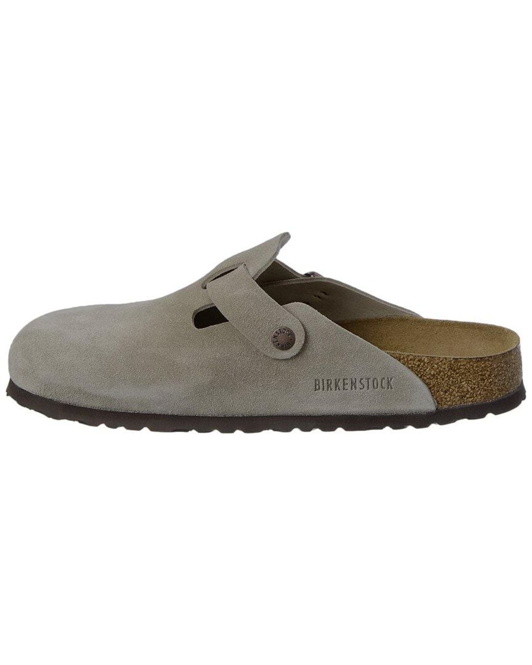 Birkenstock White Boston Bs Narrow Leather Clog