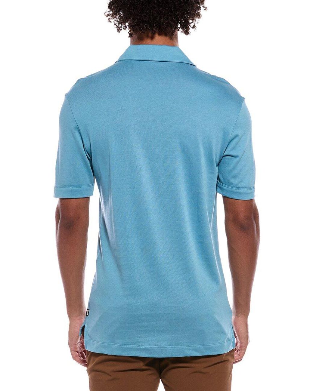 Boss Blue Paras Polo Shirt for men