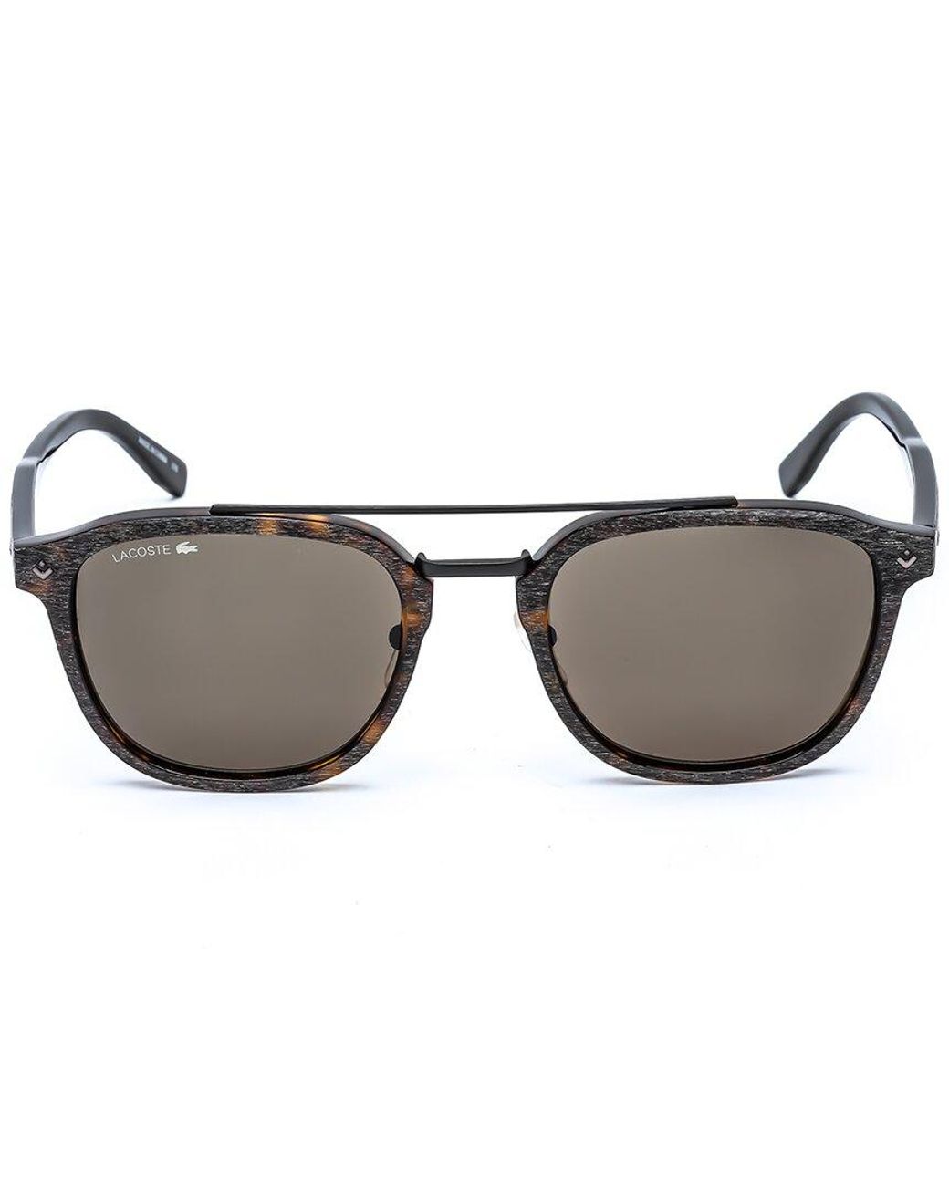 dobbelt At passe ørn Lacoste L885s 214 52mm Sunglasses in Brown for Men | Lyst