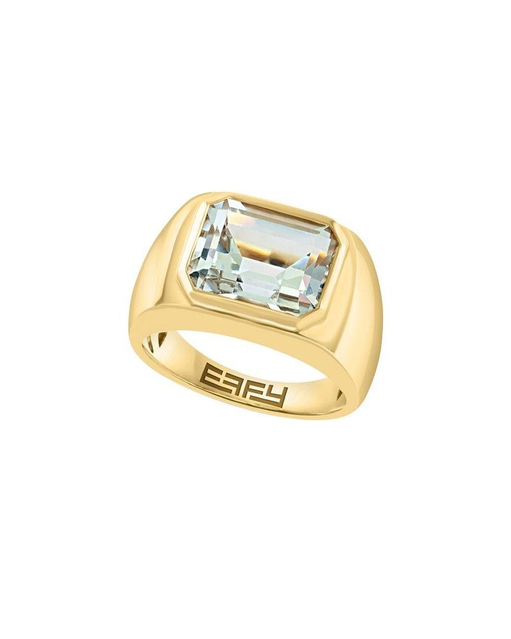Effy Fine Jewelry Metallic 14K 6.30 Ct. Tw. Topaz Ring