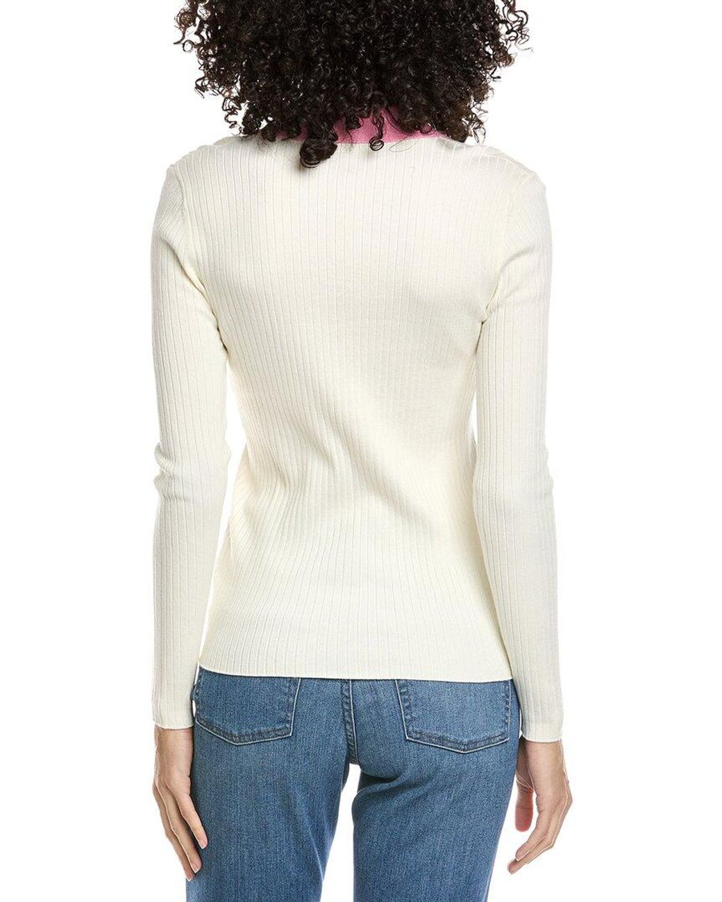 J.McLaughlin White Michaela Top