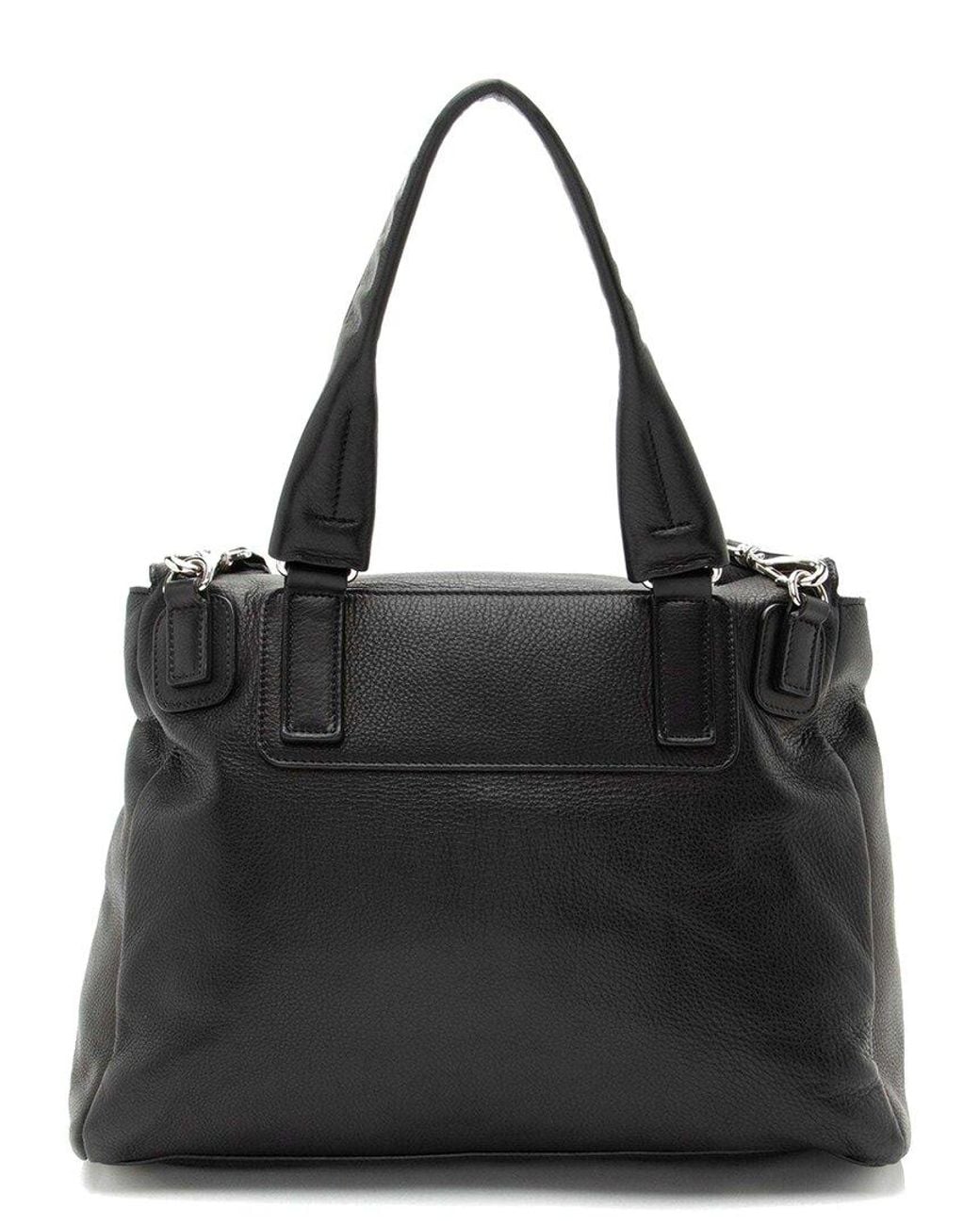 Givenchy Black Calfskin Pandora Pure Medium Satchel (authentic Pre-loved)