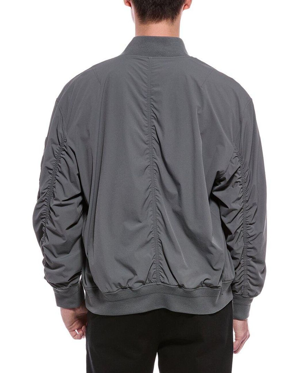 Rag & Bone Gray Mason Lightweight Bomber Jacket for men