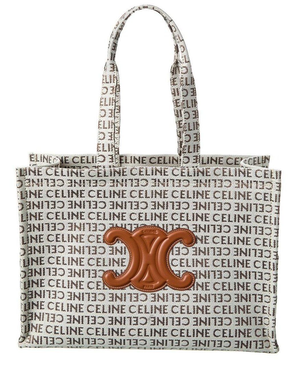 Celine cabas shop canvas